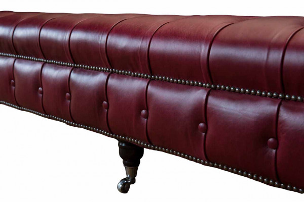 Modern Design Sofa 4-zits Bank Luxe Klassieke Lederen Chesterfield Bankstellen