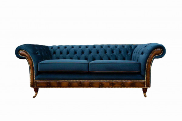 Ontwerp driezitsbank gestoffeerde bank Chesterfield kamermeubels zitten