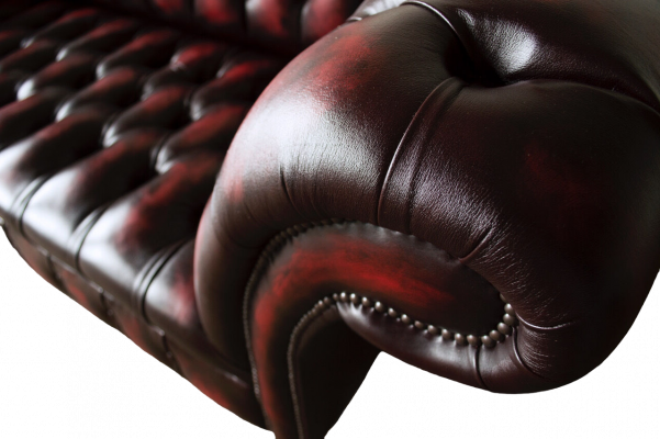 Chesterfield Leren Bank 3-Zits Bruin Designerbank Luxe Bekleding Nieuw