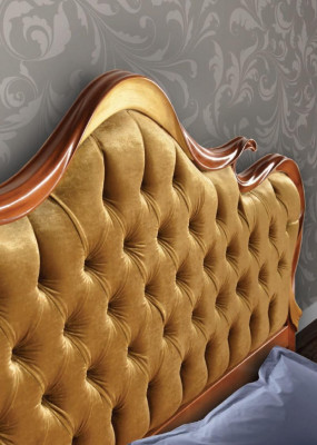 Slaapkamer Bed Nachtkastje Kaptafel Kruk Gestoffeerd Bed Tweepersoonsbed Set 5-dlg