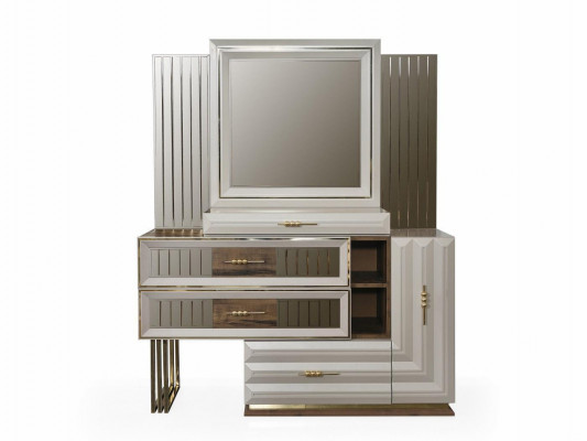 Kaptafel Kaptafel make-up console console tafel Beige meisje