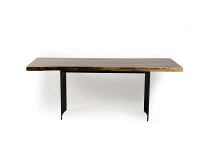 Luxe tafel Bruin Roestvrij Staal Design Eettafels Hout Moderne Eettafel Nieuw