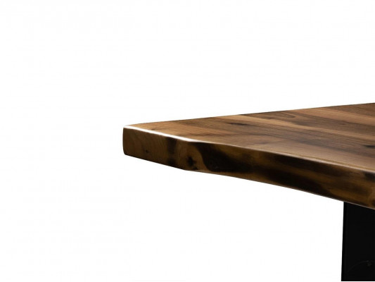 Luxe tafel Bruin Roestvrij Staal Design Eettafels Hout Moderne Eettafel Nieuw
