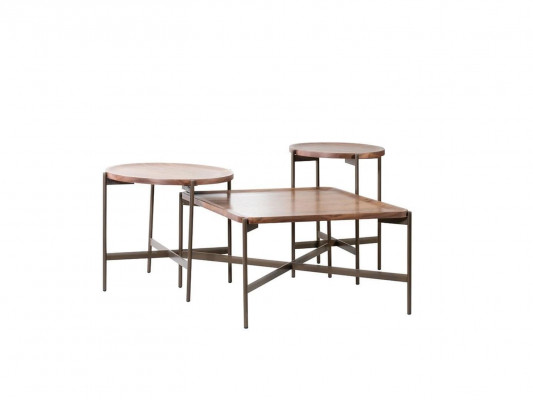 Woonkamer set 3-delig Moderne meubels Salontafel met 2 bijzettafelsontwerpen