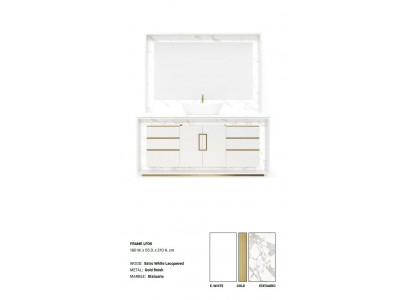 Witte badkamerkast badkamermeubel plank badkamerkast houten planken