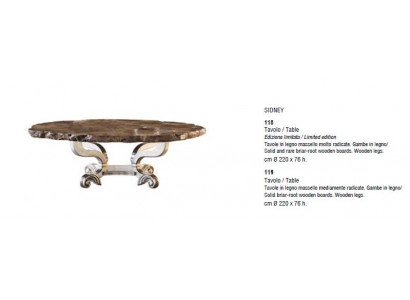 Ronde tafels meubels Eettafel in antieke stijl Italiaanse eettafels Houten tafels
