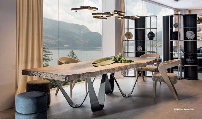 Eettafel Natuur Hout Meubels Inrichting Tafels Massief Houten Tafel Luxe Italiaans