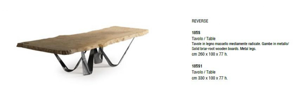Eettafel Luxe Tafel Massief Hout Meubels uit Italië Eetkamertafels Inrichting