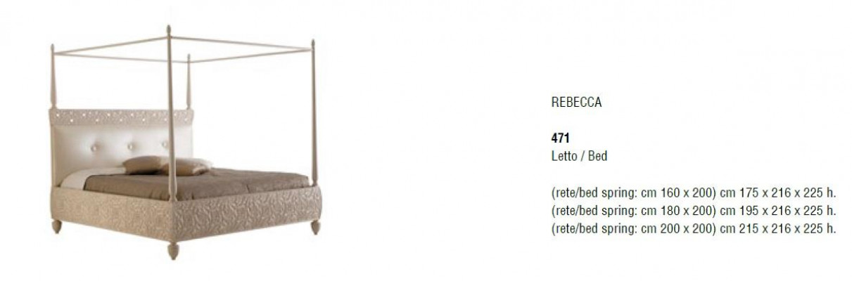 Tweepersoonsbed meubels Bed Italië Bizzotto Bedden Bekleding Luxe Slaapkamer Luxe