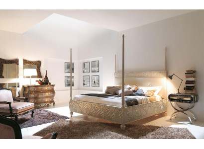 Tweepersoonsbed meubelbed Italië Bizzotto bedden gestoffeerd luxe slaapkamerbed