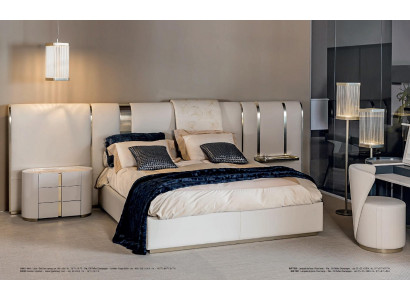 Luxe bed Italiaans design meubels inrichting slaapkamer bedden dubbel huwelijk