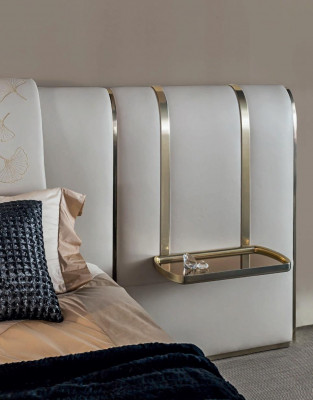 Luxe bed Italiaans design meubels inrichting slaapkamer bedden dubbel huwelijk