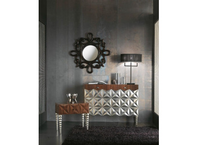 Console tafel ladekast met spiegel luxe klasse meubelset stijlnachtkastje 3-delig.