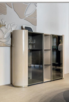 Vitrine Eetkamer Glazen Dressoir Ontwerpen Bizzotto Meubels Woonkamer Sideboard Nieuw