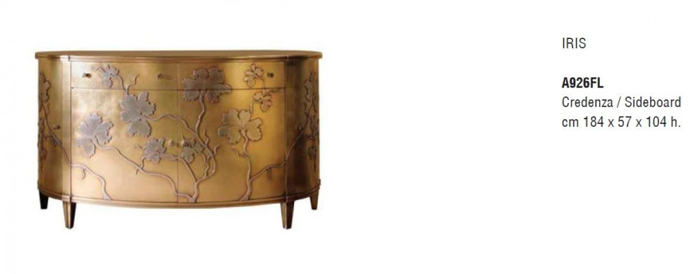 Meubel luxe dressoir, bijzetkast, kast Italië commodes houten kasten dressoir