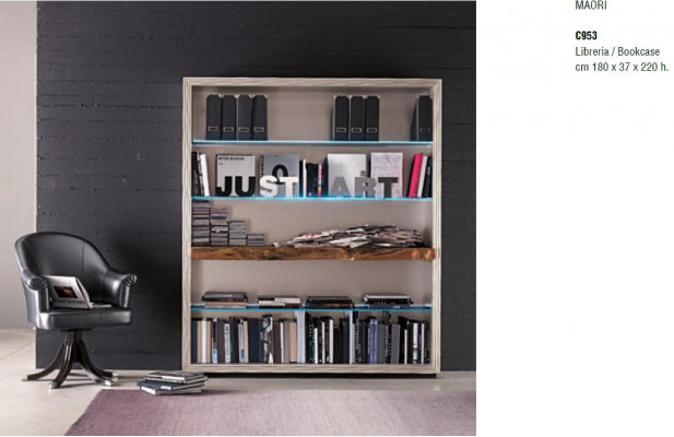 Woonkamer vitrinekast boekenrek dressoir Klassieke meubels planken hout