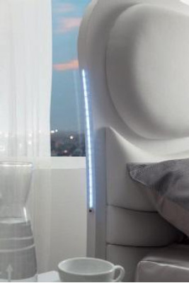 Beddenvullingontwerp Luxe Dubbele Hotelbedden Slaapkamer Modern Bedframe Nieuw