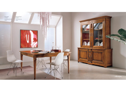 Massief houten dressoir woonkamer sideboard dressoir Bizzotto vitrinekast meubels nieuw