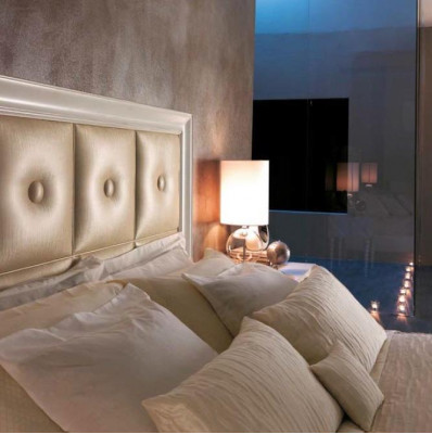 Tweepersoonsbed Klassiek Bed Slaapkamer Meubels Massief hout Bizzotto Bed Italië