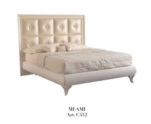 Tweepersoonsbed Klassiek Bed Slaapkamer Meubels Massief hout Bizzotto Bed Italië