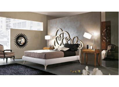 Bedden bekleding hout ontwerper dubbele bedframes bedframes bed Italië meubels