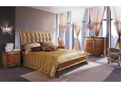 Slaapkamer Bruin Modern Tweepersoonsbed Meubels Bed Bedden Bedframe Hout Tweepersoons