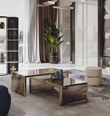 Glazen meubels salontafel kruk woonkamer meubels salontafels tafel ontwerp tafels nieuw