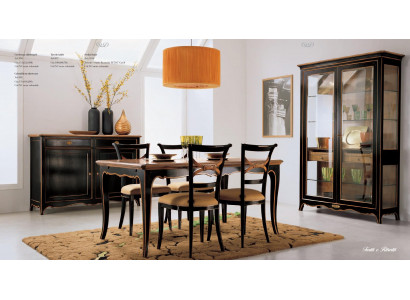 Vitrine woonkamer meubels dressoir massief houten vitrines glazen kast echt hout