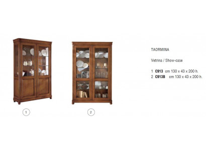 Woonkamer kasten Ontwerp kast Meubel Glas Nieuw Vitrine 2 Deurskast Vitrines