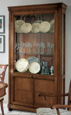 Woonkamer dressoir glazen kast vitrine eetkamer dressoir houten kasten meubels