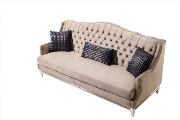 Moderne woonkamer bankstel bekleding driezitter design fauteuil 3-delig