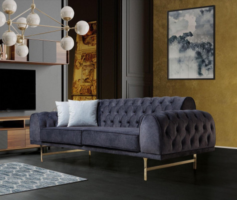 Zwart-witte bankstel 3+3 zits Stijlvolle eenzitter fauteuil Banken