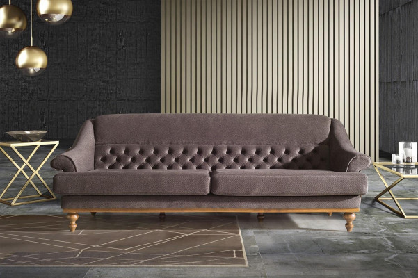 Elegante bankstel set ontworpen door designer driezitter luxe fauteuil bankstel 3 delen.