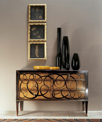 Kommode Stijl Hout Luxe TV-meubel Dressoir Kast Kapstok Sideboard