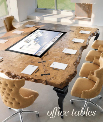 Bureaustoel Hout Chef Fauteuil Chesterfield Italië Meubilair Bruin Draaibaar Bruin Nieuw