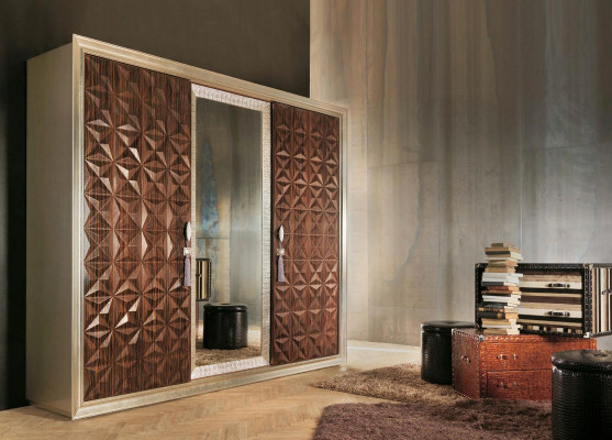 Ladenkast met 2 laden Dressoir Hoogglans Kast Buffet in Bruin Nieuw