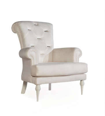 Ontwerper Chesterfield fauteuil met armleuningen, 1-zits lounge meubilair