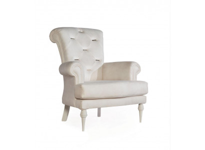 Ontwerper Chesterfield fauteuil met armleuningen, 1-zits lounge meubilair