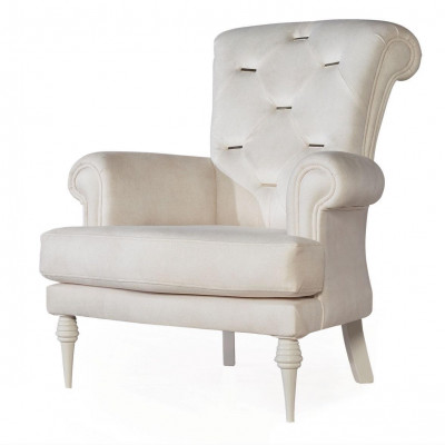 Ontwerper Chesterfield fauteuil met armleuningen, 1-zits lounge meubilair