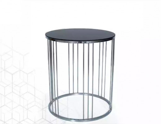 Bijzettafel Woonkamer Meubilair Materiaal Roestvrij staal zwart Ontwerp Modern