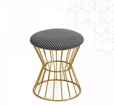 Poef Voetenbank Kubus Luxe Meubels Ontwerp Stijl Lounge Club Stof