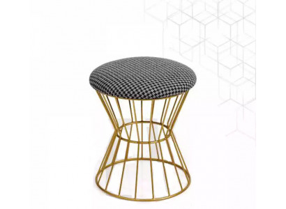 Poef Voetenbank Kubus Luxe Meubels Ontwerp Stijl Lounge Club Stof