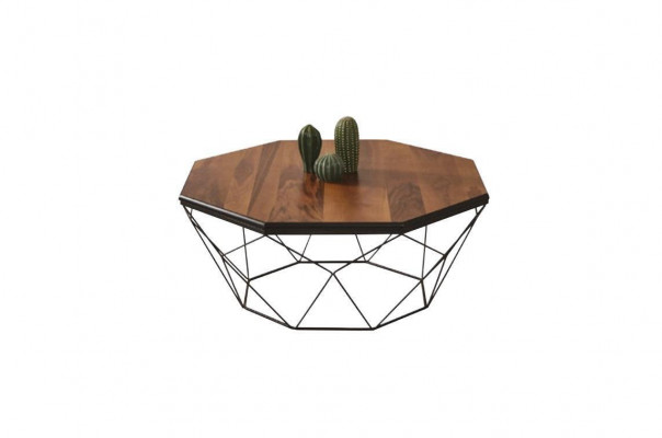 Salontafel Koffietafel Bijzettafel Bruin Woonkamer Ontwerp Tafel Hout