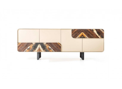 Dressoir Sideboard Ladenkast Beige Hout Modern Meubel Kast Design