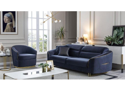 Bankstel 3+1-zits Meubels Modern Set Design Bank Nieuw 2-delig Stoffen Bankstel