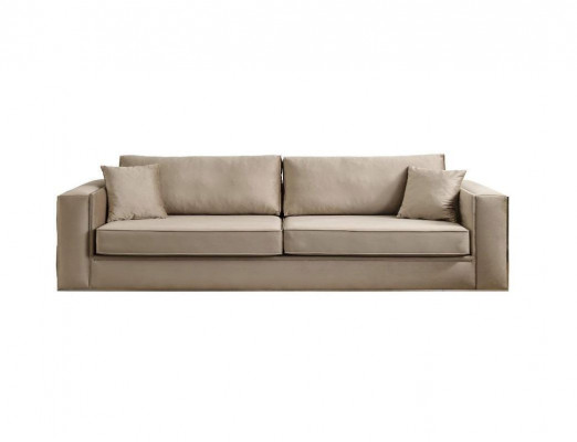 Ontwerp Meubels Moderne Bankstel 3-zits Woonkamer Luxe beige 235cm Bankstellen