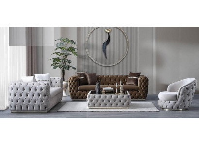 Luxe bankstel 3+3+1 zits set Design Bank Bekleding Modern Set