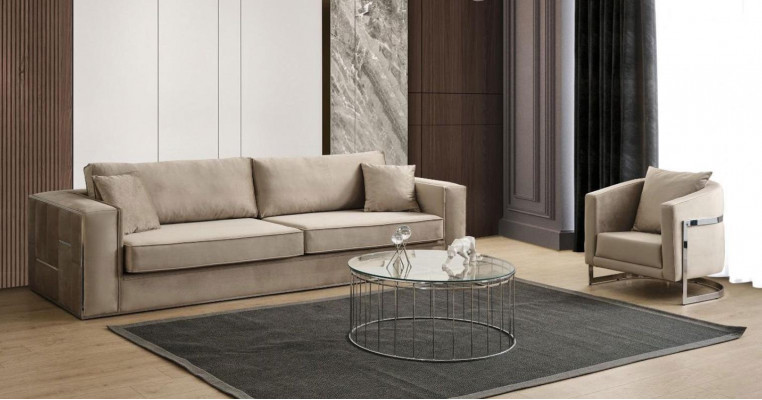 Sofaset 2 delig Woonkamer Compleet Bankstel 3+1 zits Meubels Textiel