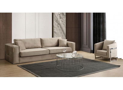 Sofaset 2 delig Woonkamer Compleet Bankstel 3+1 zits Meubels Textiel