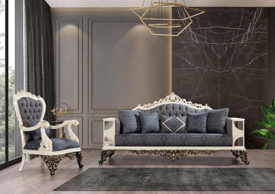 Sofa set 3+1 zits designbanken gestoffeerde bankstellen relax klassieke bank nieuw